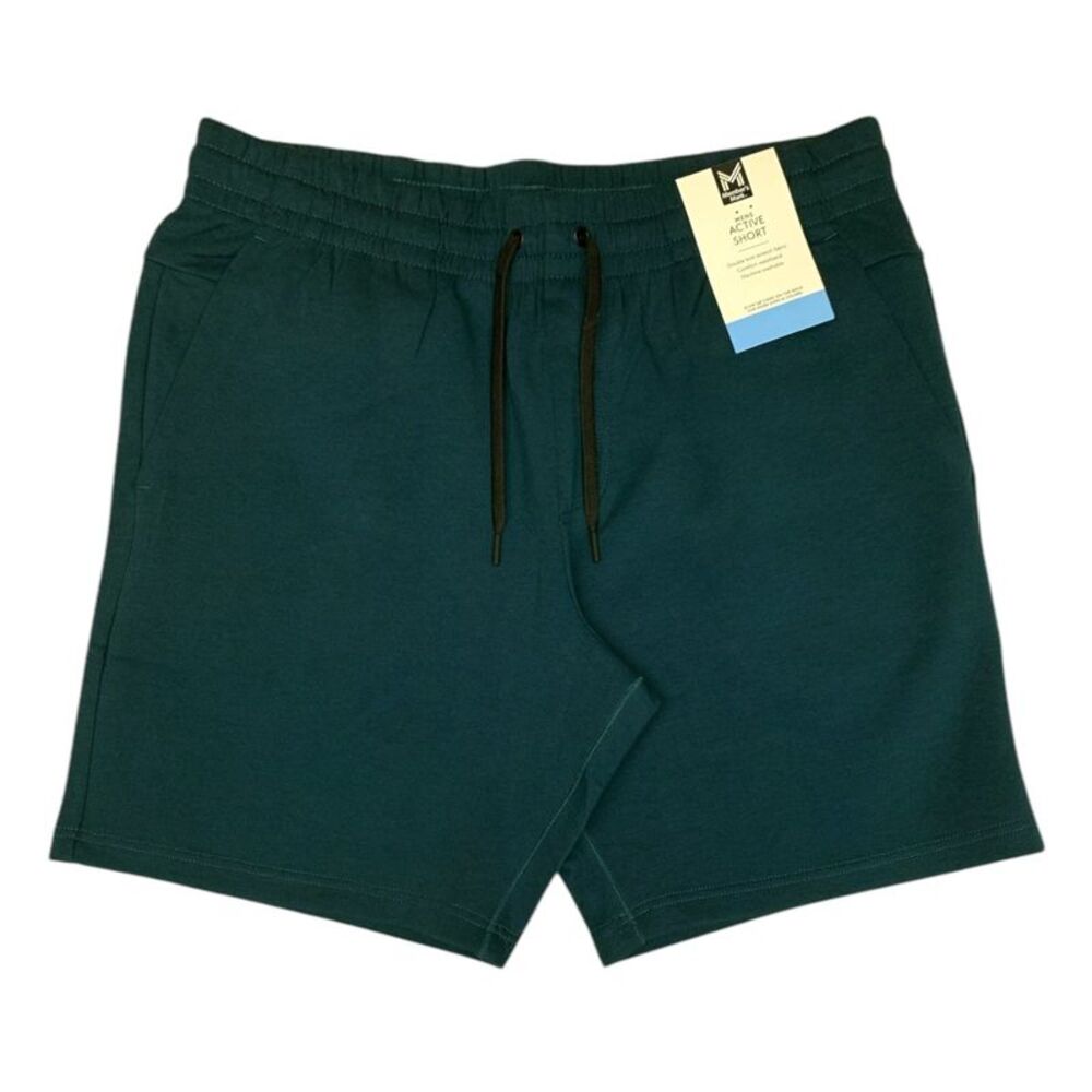 Green - Member's Mark Men's Active Short, Double Knit Stretch Fabric, Comfort Wa